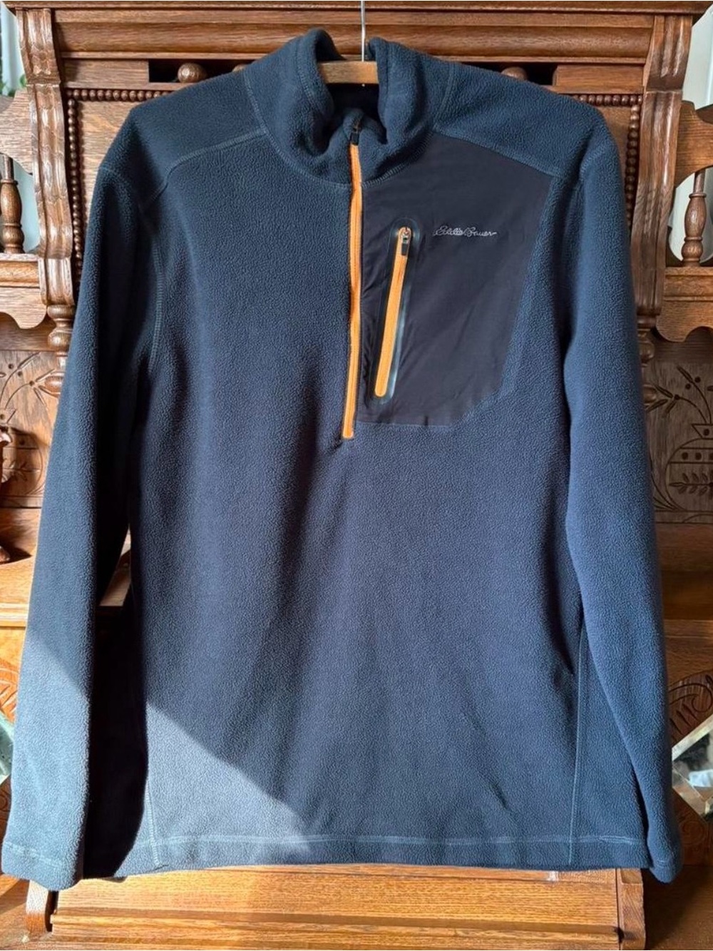 Eddie Bauer fleece pullover sweatshirt medium